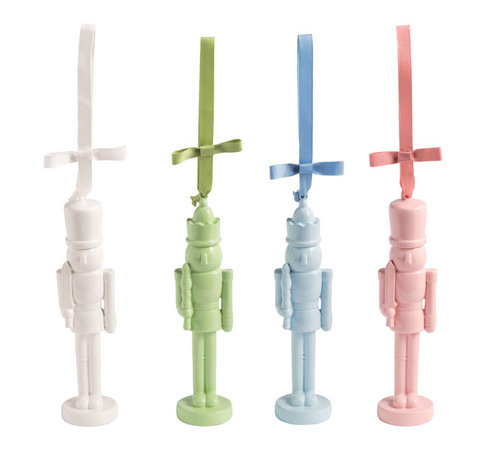 Nutcracker Lacquered Ornaments by Mud Pie