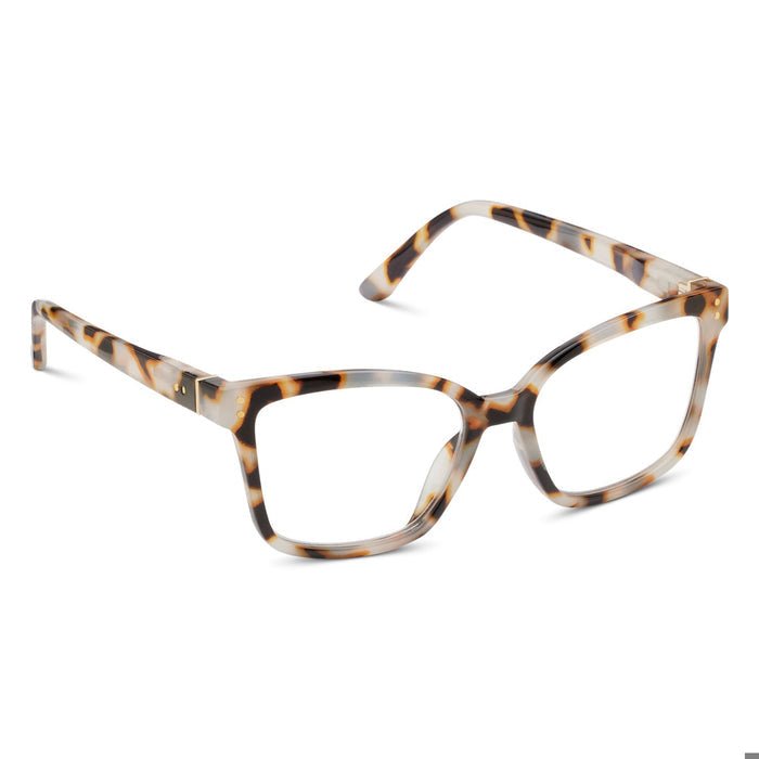 Octavia Chai Tortoise reading glasses by Peepers