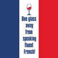 One Glass Away Beverage Napkins