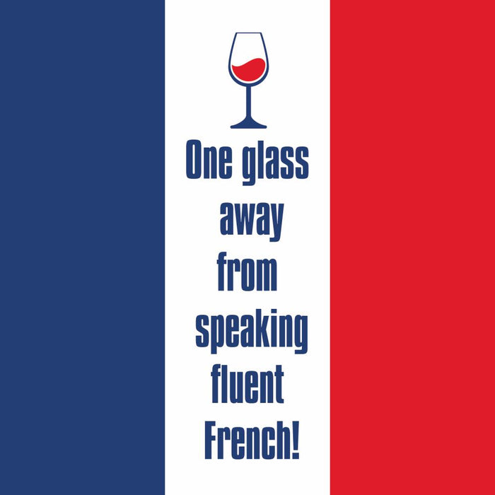One Glass Away Beverage Napkins