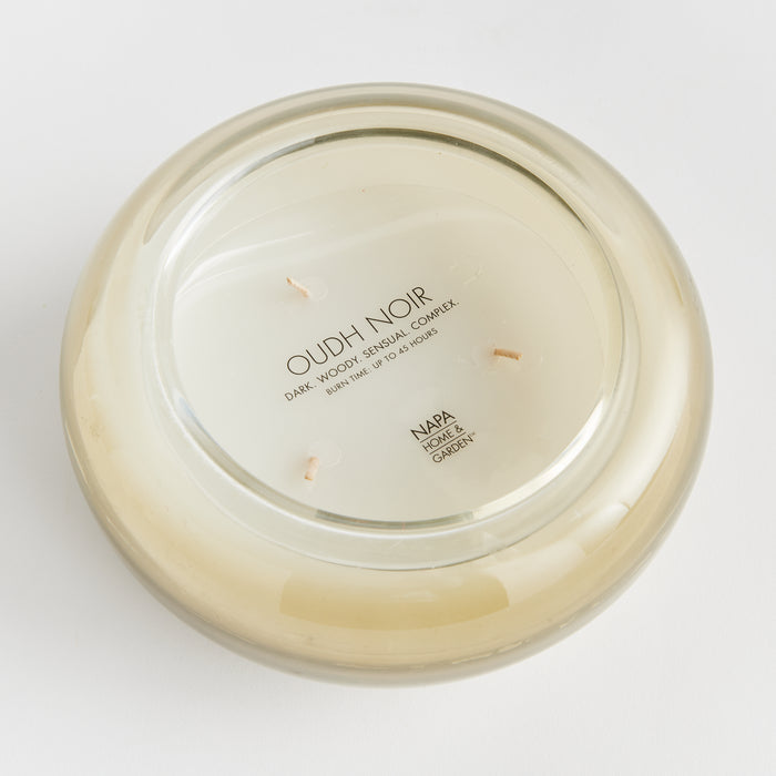 Oudh Noir 3-Wick Candle Bowl - View 3