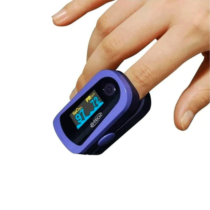 Oximetro de Dedo G - Tech OLED GRAPH - FisioStore