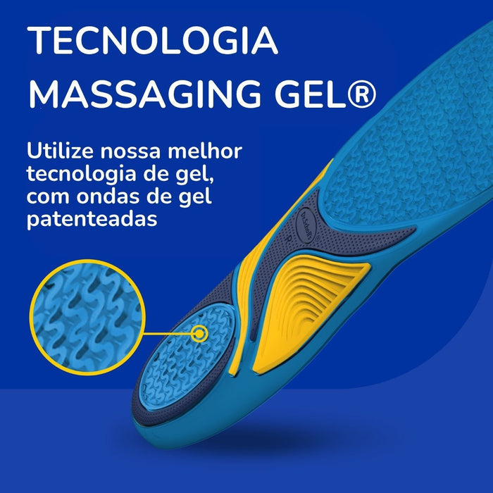 Palmilha Dia a Dia Massaging Gel Dr Scholl 40 a 45 Par