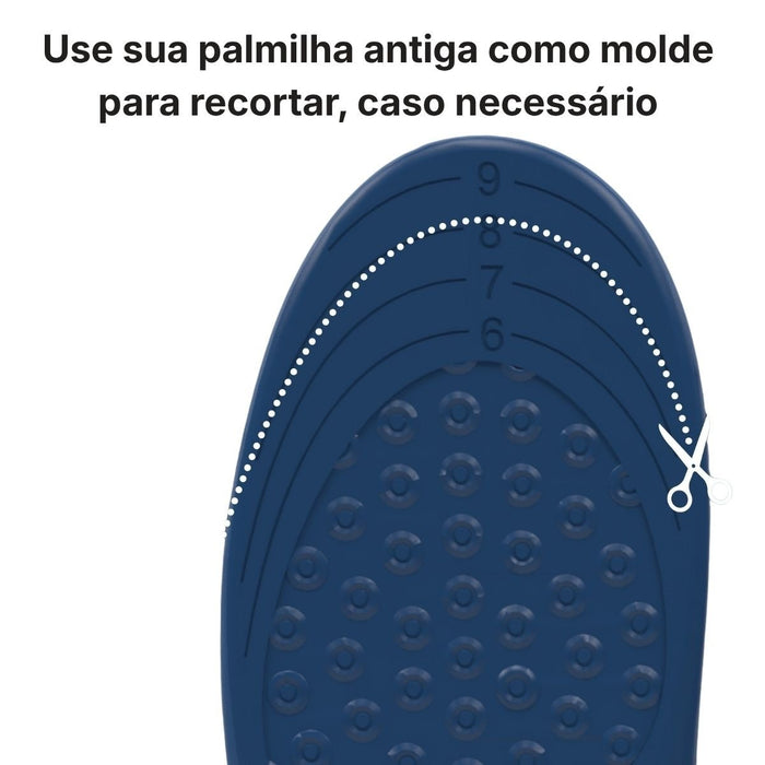 Palmilha para Fascite Plantar Dr Scholl's 01 Par - FisioStore