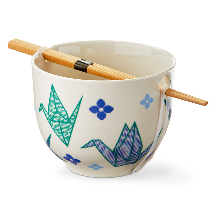 Paper Crane Noodle Bowl Set of 2