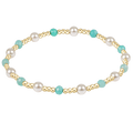 Pearl Sincerity 4mm Gem Bracelet - Amazonite by Enewton