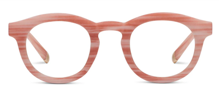 PEEPERS STARDUST BLUE LIGHT READERS - PINK HORN - A. Dodson's
