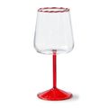 Peppermint Stripe All Purpose Wine Glass