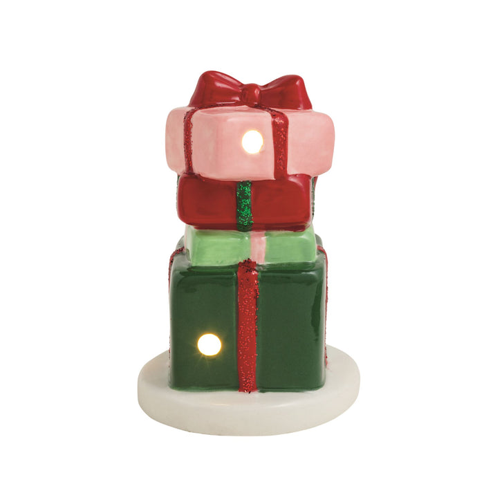Present Light-Up Sitter by Mud Pie
