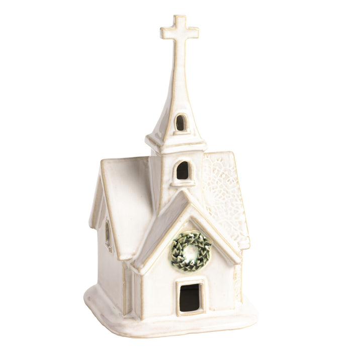 Pressed Lace Church Sitter by Mud Pie