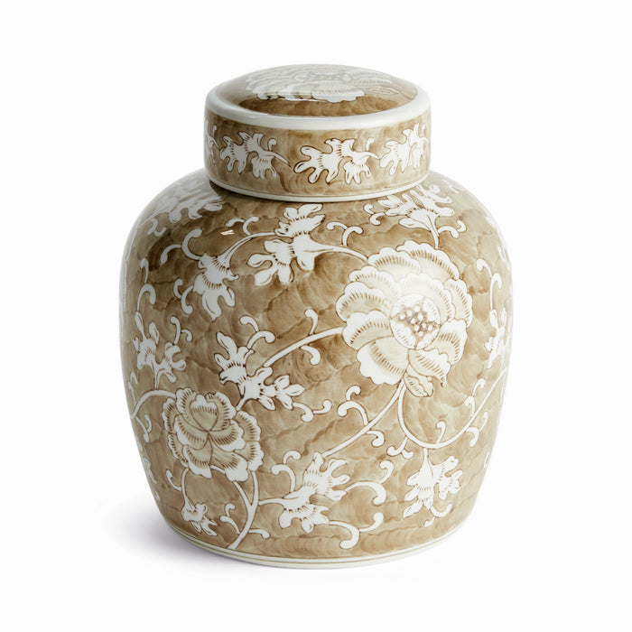 Province Lotus Lidded Jar