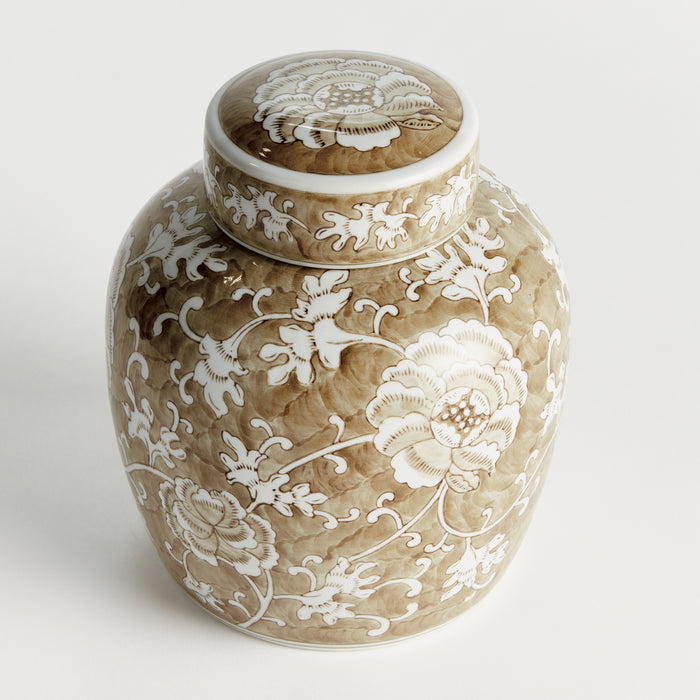 Province Lotus Lidded Jar - View 2
