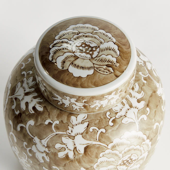 Province Lotus Lidded Jar - View 3