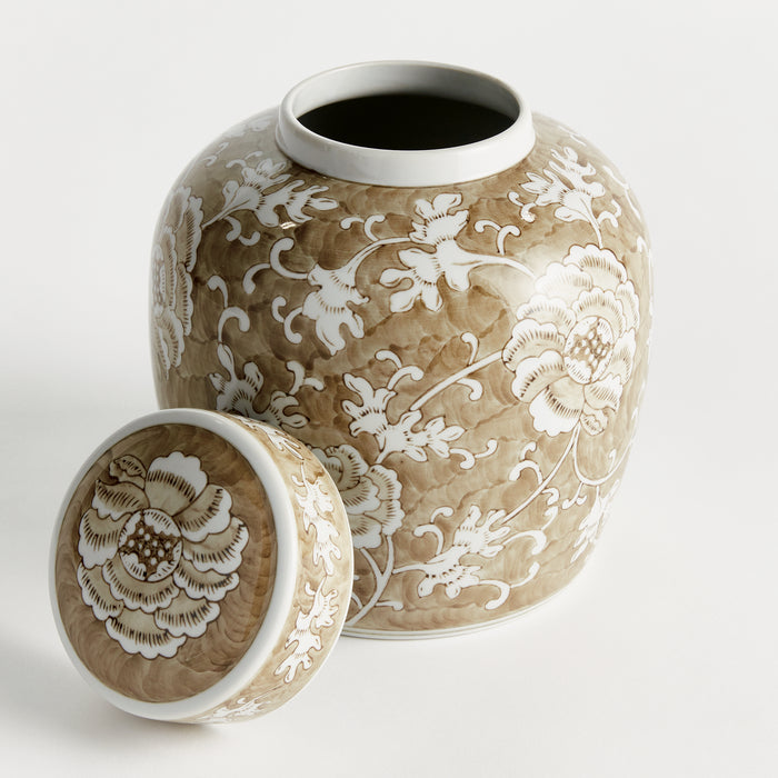 Province Lotus Lidded Jar - View 4