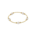 Purpose Pearl 6mm Dignity Gold Bracelet - by enewton