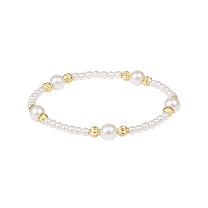 Purpose Pearl 6mm Dignity Pearl Bracelet by Enewton