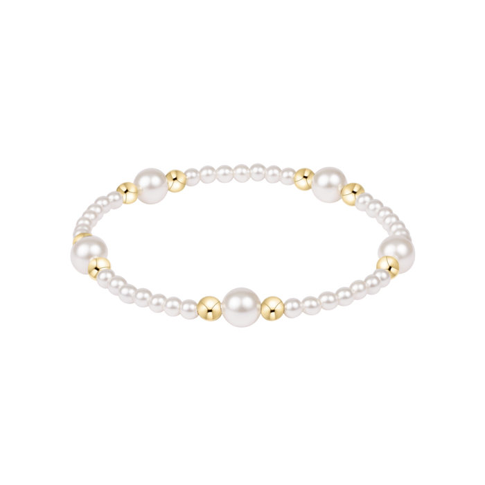 Purpose Pearl 6mm Pearl Bracelet by Enewton