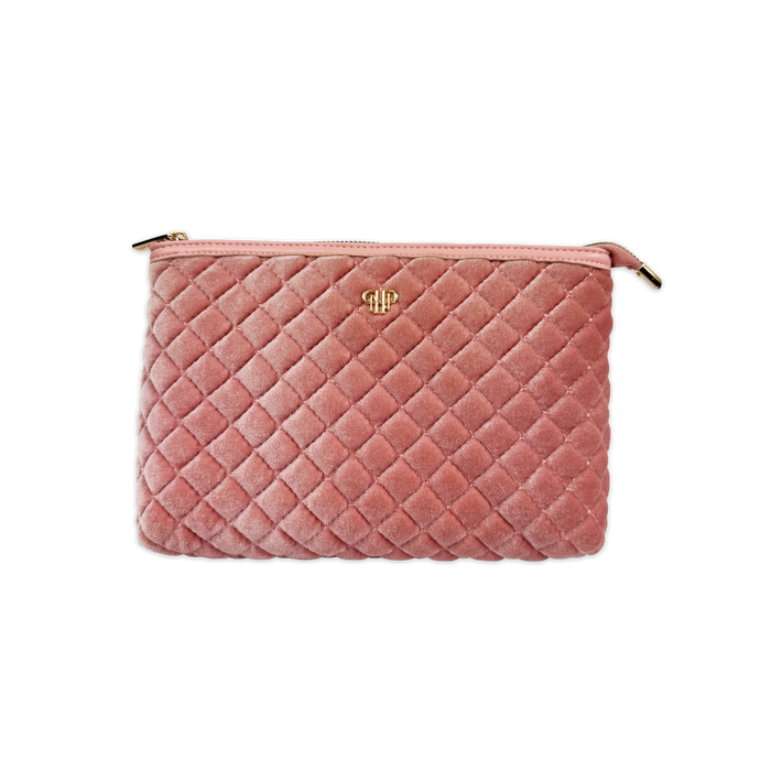 PurseN Everyday Sleek Case - Blush Velvet Quilted - A. Dodson's