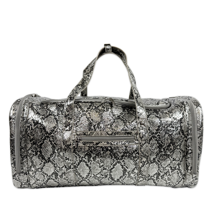 PurseN Signature VIP Duffel - Silver Python - A. Dodson's