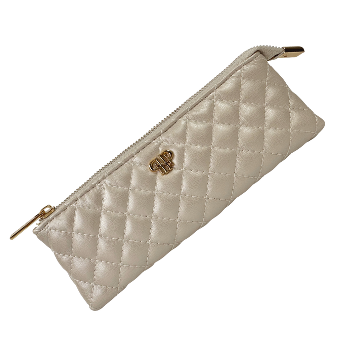 PurseN Sleek Stash Go-To Case - Pearl Quilted