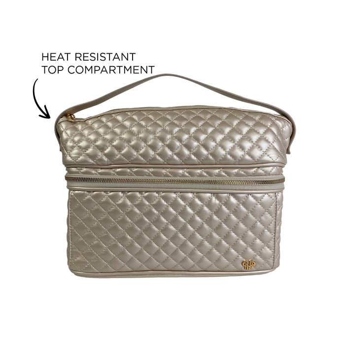 PurseN Stylist Travel Bag - Pearl Quilted