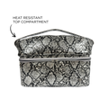 PurseN Stylist Travel Bag - Silver Python - A. Dodson's