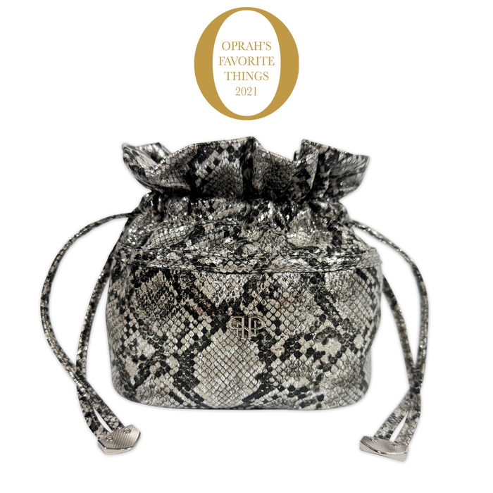 PurseN Ultra Jewelry Case - Silver Python - A. Dodson's