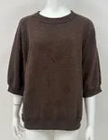 Rachel Long Sleeve Knit Top – Brown | MOHMe Collection