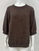 Rachel Long Sleeve Knit Top – Brown | MOHMe Collection