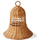 RATTAN BELL DECOR LARGE