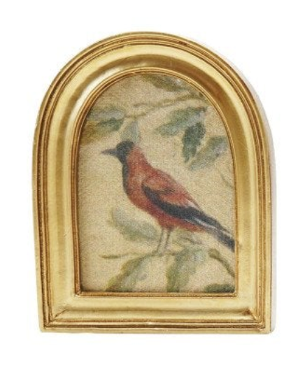 Resin Mini Framed Art Magnet, Gold Finish, 12 Styles