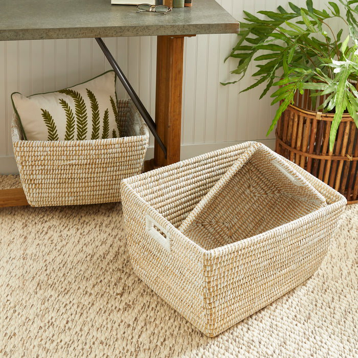 Rivergrass Rectangular Baskets, Set Of 3 - View 5