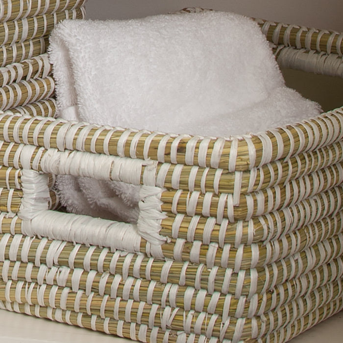 Rivergrass Rectangular Storage Baskets, Set Of 3 - View 3