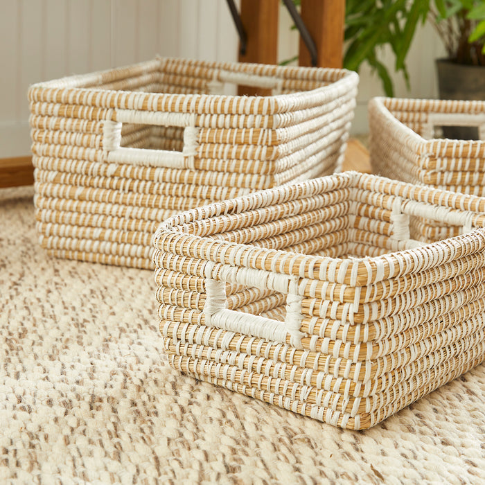 Rivergrass Rectangular Storage Baskets, Set Of 3 - View 6