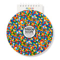 ROUND SKETCHBOOK bright kaleidoscope by SNIFTY