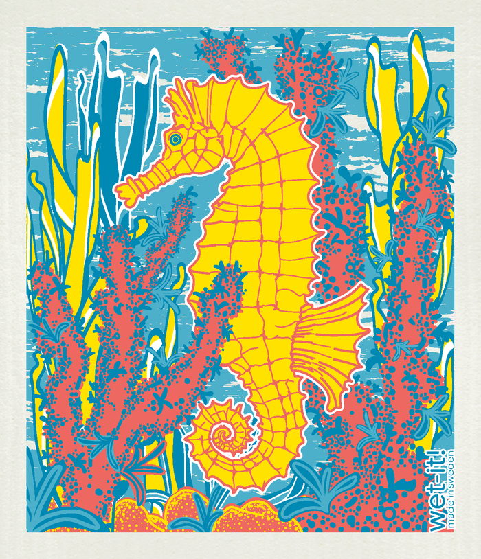Salty Seahorse Swedish Cloth