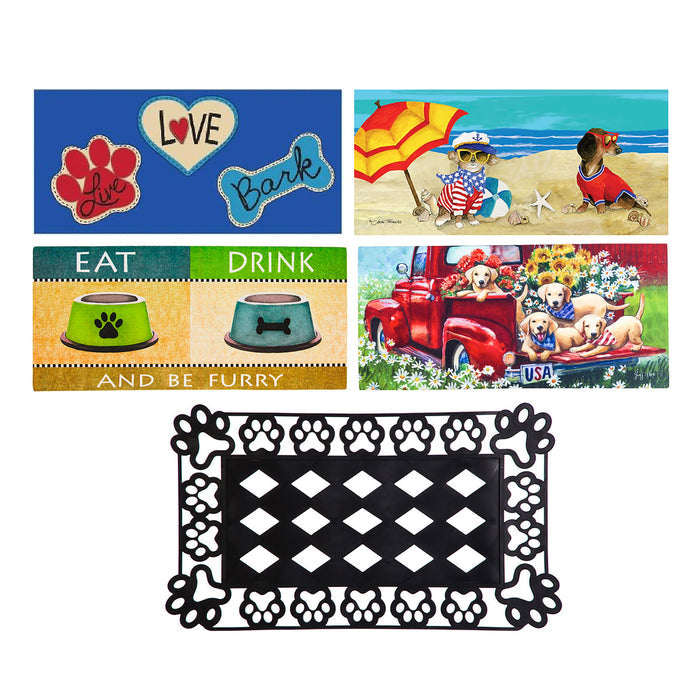 Sassafras Dog Lovers Set of 5 (43BM007+431125+438898+431836+431771)