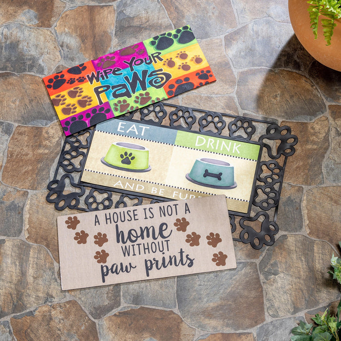 Sassafras Paw Print Set of 4 (43BM007+43201+431125+43N1634)