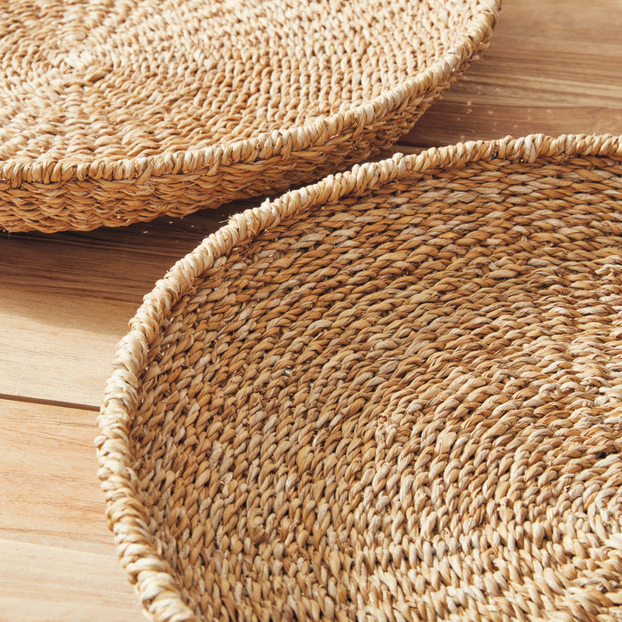 Seagrass Round Trays, Set Of 3 - View 4