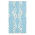 SEAHORSES ROBIN'S EGG - GUEST TOWEL