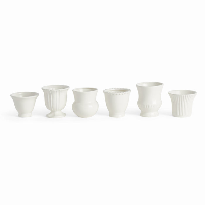 Senora Mini Cachepots, Set Of 6