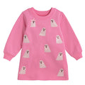 Sequin Ghost Sweatshirt Dress by Mud Pie