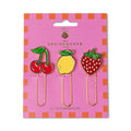 Set of 3 Paperclips - Fruit - A. Dodson's