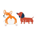 SHORT TALE DOG - BOOKMARK by Fred and Friends