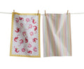 SHRIMP COCKTAIL DISHTOWEL SET OF 2