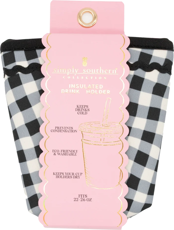 Simply Southern Insulated Drink Sleeve - Buffalo Check by Simply Southern