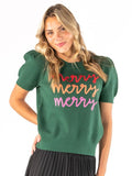 Simply Southern Merry Sweater - Green - A. Dodson's