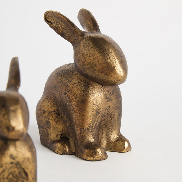 Sitting Rabbit Sculpture, Set Of 2 - View 5