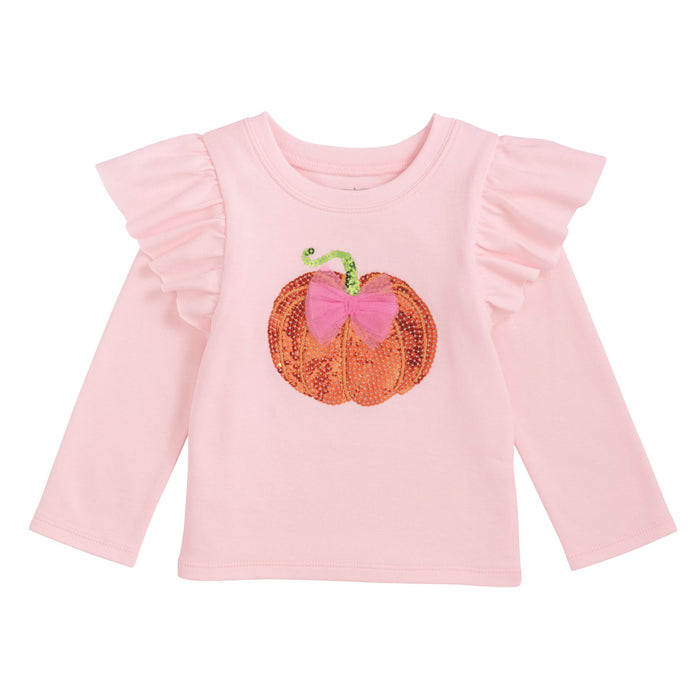 Sparkle Pumpkin Tee by Mud Pie