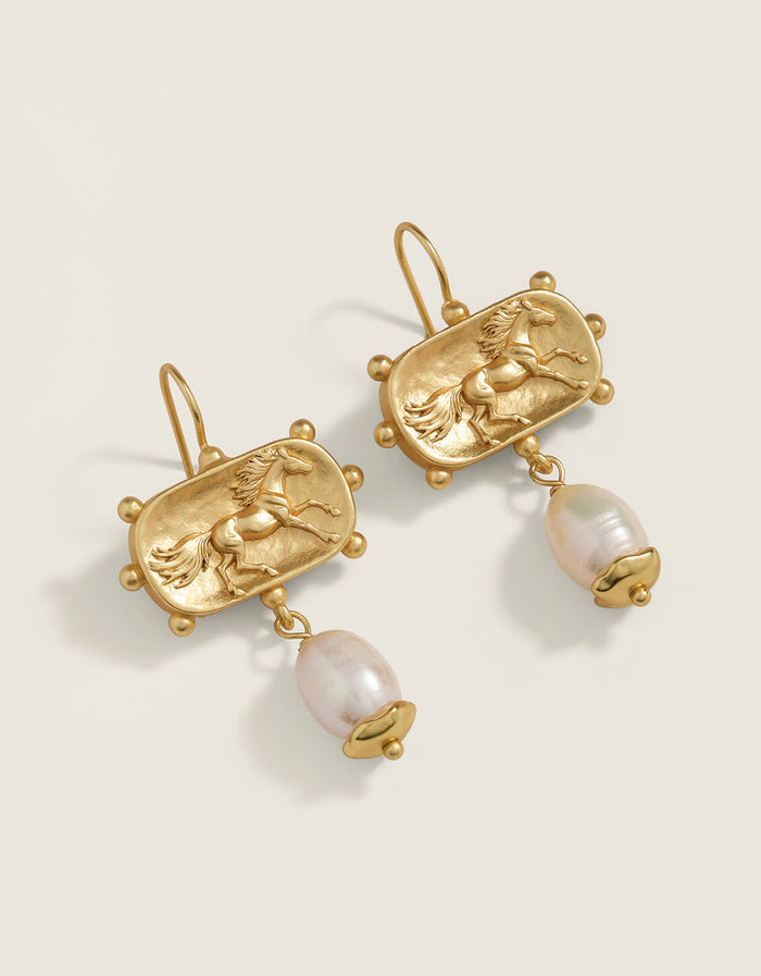 Spartina Comet Earrings Pearl by Spartina 449